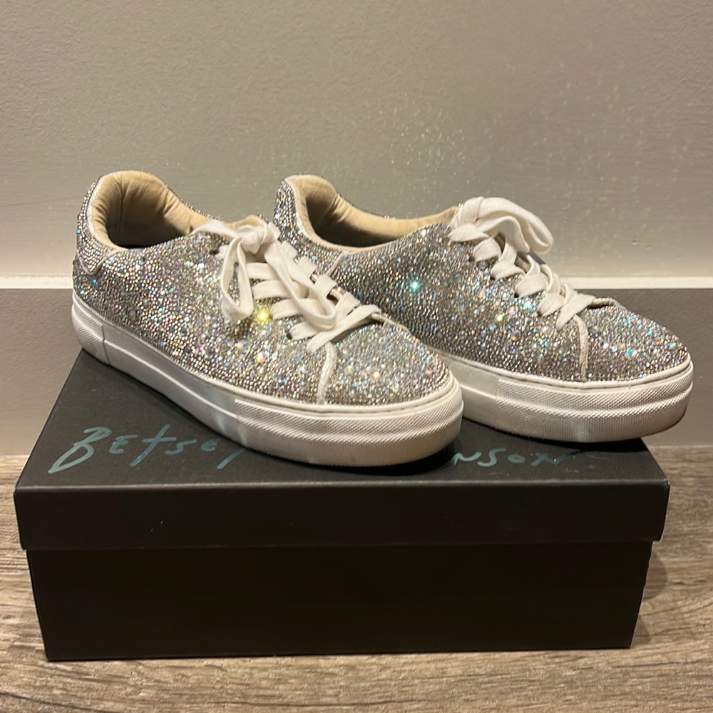 Betsey Johnson - Sidny Rhinestone Sneakers